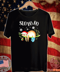 Sloth slo ho ho Christmas 2020 T-Shirt