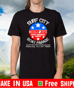 Official Surf City Trump Boat Parade T-Shirt