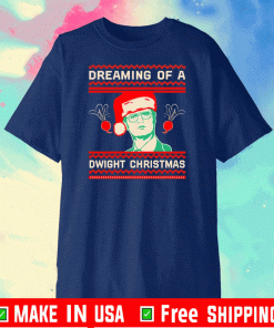 The Office TV series Dreaming of a Dwight Christmas Gift T-Shirt