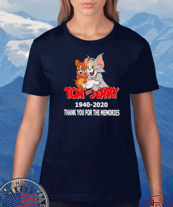 Tom and Jerry Film series 1940-2020 thank you for the memories Unisex T-Shirt