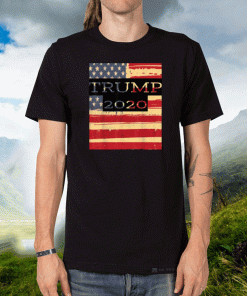 Trump 2020 USA Flag American Trump flags T-Shirt