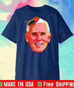 Trump fly on Mike Pence head