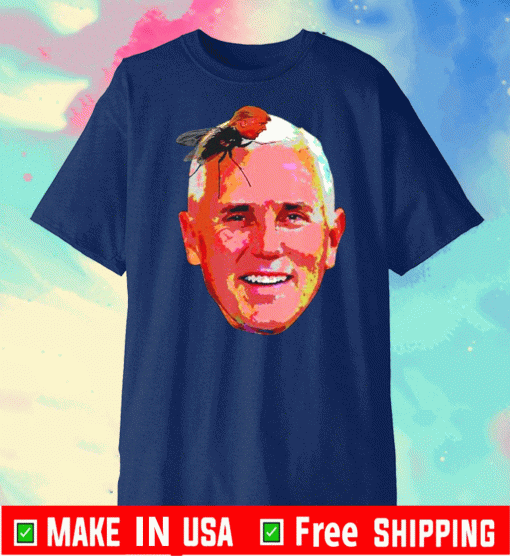 Trump fly on Mike Pence head