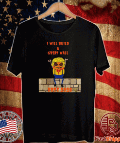 Trumpkin I will build a great wall Vote 2020 Shirt