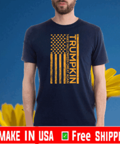 Trumpkin Make Halloween Great Again vintage American Flag T-Shirt