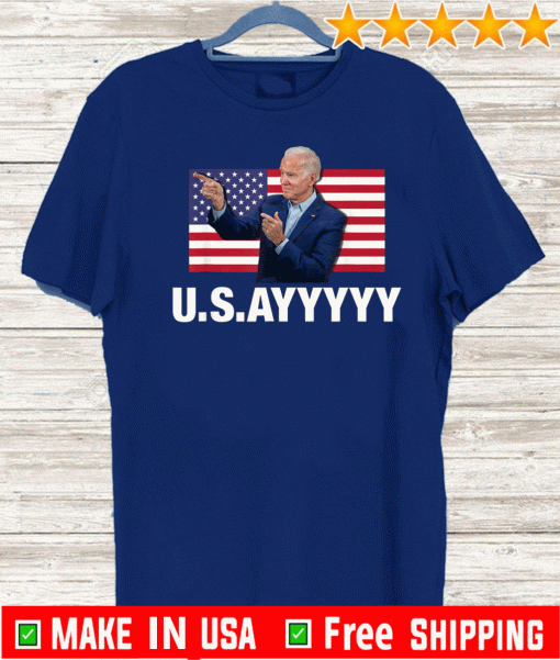 USAYYYYY - USA Joe Biden American Flag Winner Democrat T-Shirt