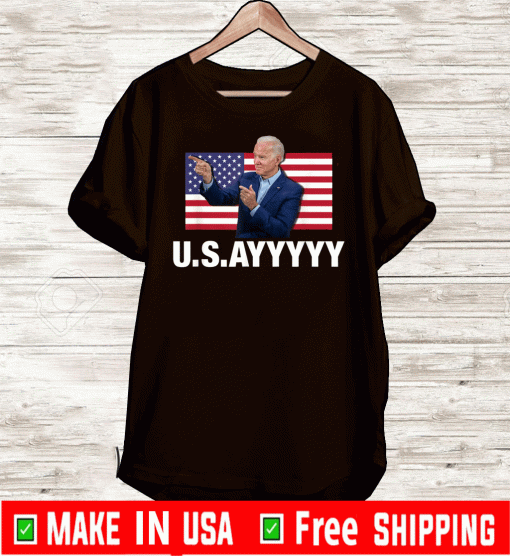 USAYYYYY - USA Joe Biden American Flag Winner Democrat T-Shirt