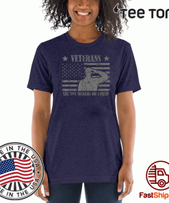 Veterans Are Not Suckers Losers or Trump Flag T-Shirt