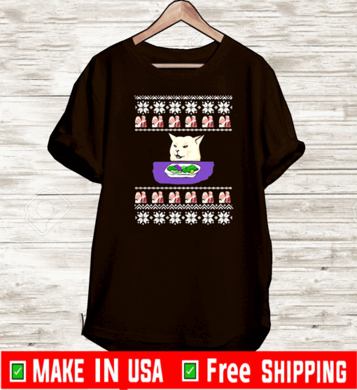 Woman yelling cat meme Christmas 2020 T-Shirt