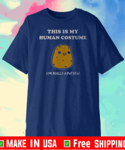 This Is My Human Costume I’m Really A Potato T-Shirt