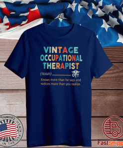 Vintage occupational therapist definition Shirt