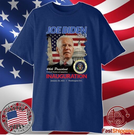 2021 Inauguration Day Joe Biden Commemorative Souvenir Shirt