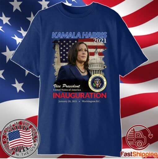 2021 Inauguration Day Kamala Harris Commemorative Souvenir Shirt