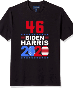 46 Biden Harris 2020 46th President of United States Biden Fans T-Shirt