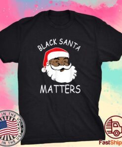 African American Santa Black Matters Christmas Shirt