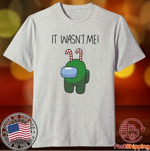 Among Us Christmas It Wasn't Me! Shirt Among Us Xmas Shirt Family Matching Family Christmas Shirt Among Us Christmas Shirt