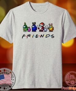 Among Us Christmas Shirt, Gamer Tee, Video Game Shirt, Among Us Friends Shirt