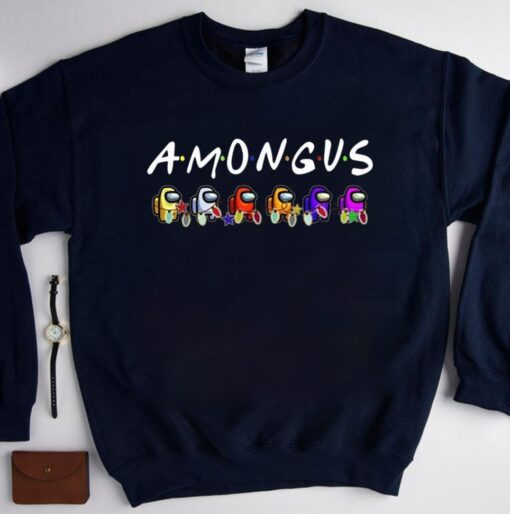 Among Us Shirt, Among Us Funny Christmas Shirt, One Impostor Among Us , Cute Among Us, Christmas Gift, Santa Hat, Reindeer, Christmas Light