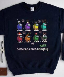 Among Us Unisex Christmas Shirt Gift Someone's Been Sus Sweatshirt Shirt