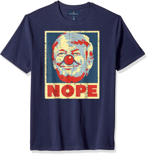 Anti Trump Biden 2020 Trump Clown Nope Trump No Orange Bad T-Shirt
