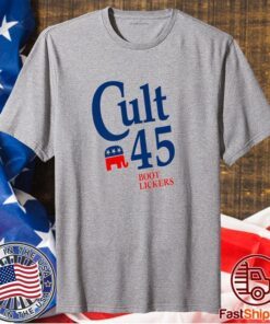 Donald Trump Slogan Quote Cult 45 Joke Parody Democrats T-Shirt