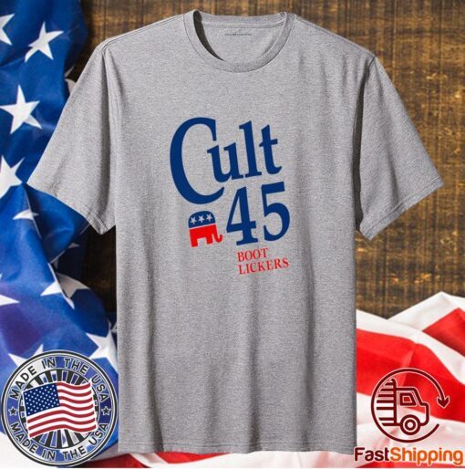 Donald Trump Slogan Quote Cult 45 Joke Parody Democrats T-Shirt