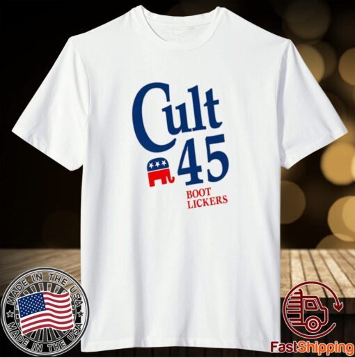 Donald Trump Slogan Quote Cult 45 Joke Parody Democrats T-Shirt