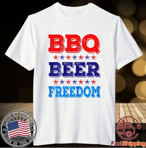 BBQ BEER and FREEDOM Shirt