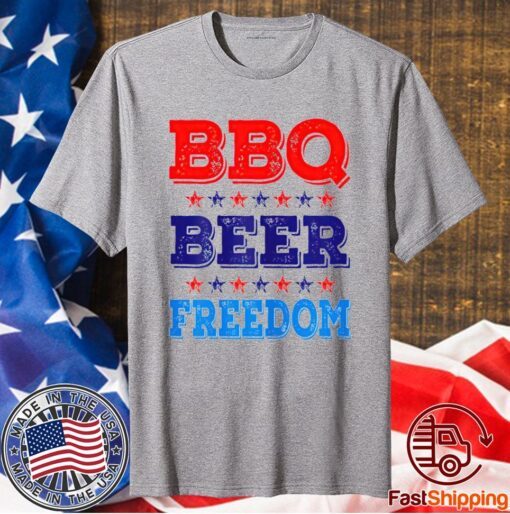 BBQ BEER and FREEDOM Shirt