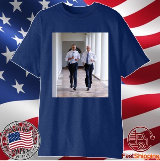 Barack Obama Joe Biden Running Democratic Election Shirt