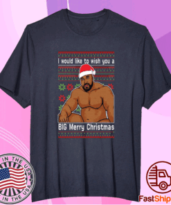 Barry Wood I would like to wish you a big merry Christmas T-Shirt