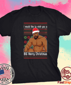 Barry Wood I would like to wish you a big merry Christmas T-Shirt