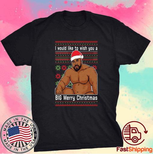 Barry Wood I would like to wish you a big merry Christmas T-Shirt