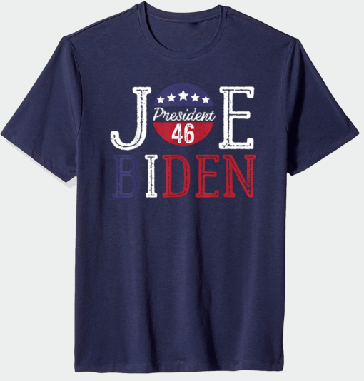 Biden 46 - 46th President 2020 Joe Biden Democrat Political T-Shirt