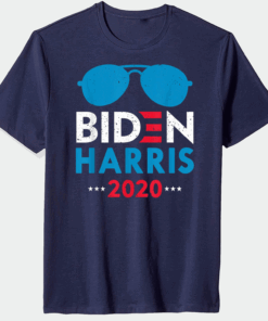 Biden Harris 2020 Distressed Biden Harris vote sunglasses T-Shirt