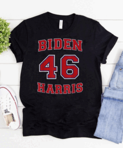 Biden Harris 46 2020 Varsity Joe Biden Kamala Harris Vote T-Shirt
