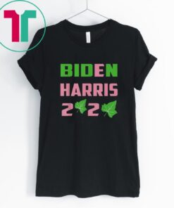 Biden Harris AKA 2020 Election Sorority Green and Pink T-Shirt