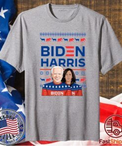 Biden Harris Ugly Christmas T-Shirt