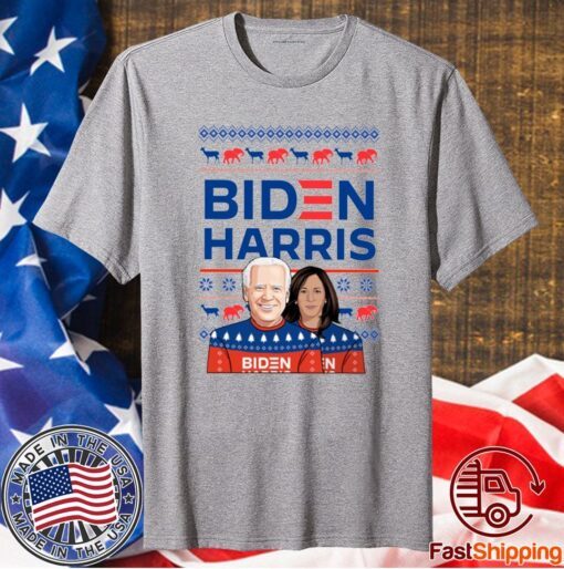 Biden Harris Ugly Christmas T-Shirt