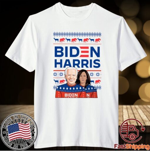 Biden Harris Ugly Christmas T-Shirt