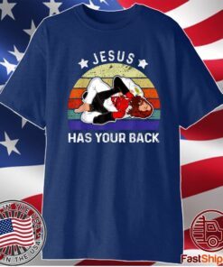 Brazilian Jiu Jitsu Shirt Jesus Shirt Jesus Has Your Back Shirts