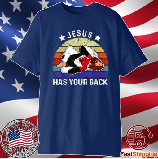 Brazilian Jiu Jitsu Shirt Jesus Shirt Jesus Has Your Back Shirts