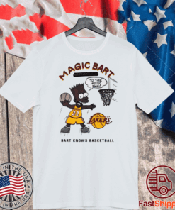Magic Bart Bootleg Magic Johnson X Bart Simpson T-Shirt