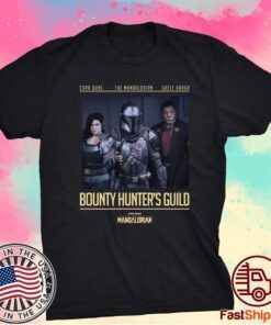 Cara Dune The Mandalorian Greef Karga Bounty Hunters Guild T-Shirt