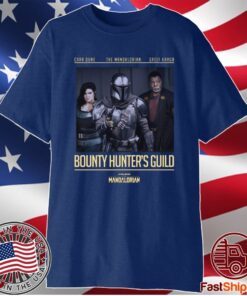 Cara Dune The Mandalorian Greef Karga Bounty Hunters Guild T-Shirt