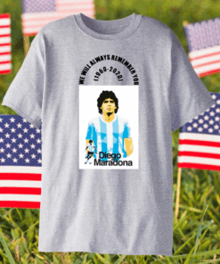Diego Armando maradona 1960-2020 Thanks For The Memories T-Shirt
