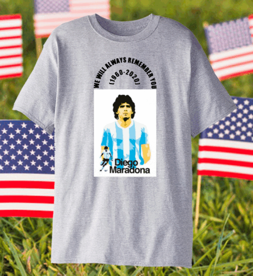 Diego Armando maradona 1960-2020 Thanks For The Memories T-Shirt