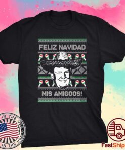 Donald Trump Feliz Navidad Mis Amigos T-Shirt