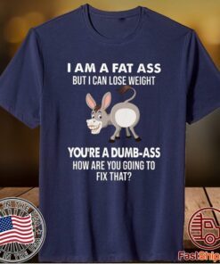 Donkey I Am A Fat Ass But I Can Lose Weight You’re A Dumbass How Are You Going To Fix That T-Shirt