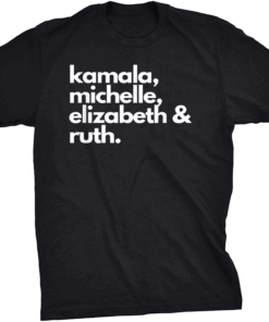 Feminist Political Icon, Kamala, Michelle, RBG, Elizabeth T-Shirt